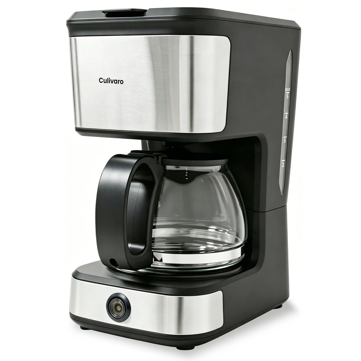 Culivaro 5 Cup Drip Coffee Maker, 25oz, Compact, P